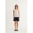 Basic Apparel Ada Top 705 whisper white / Sky captain