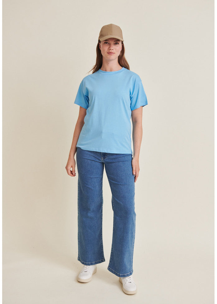 Basic Apparel Rikke Tee Alaskan Blue