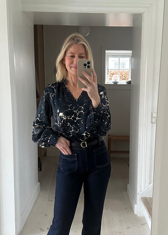 Karen By Simonsen Ronja Blouse Total Eclipse