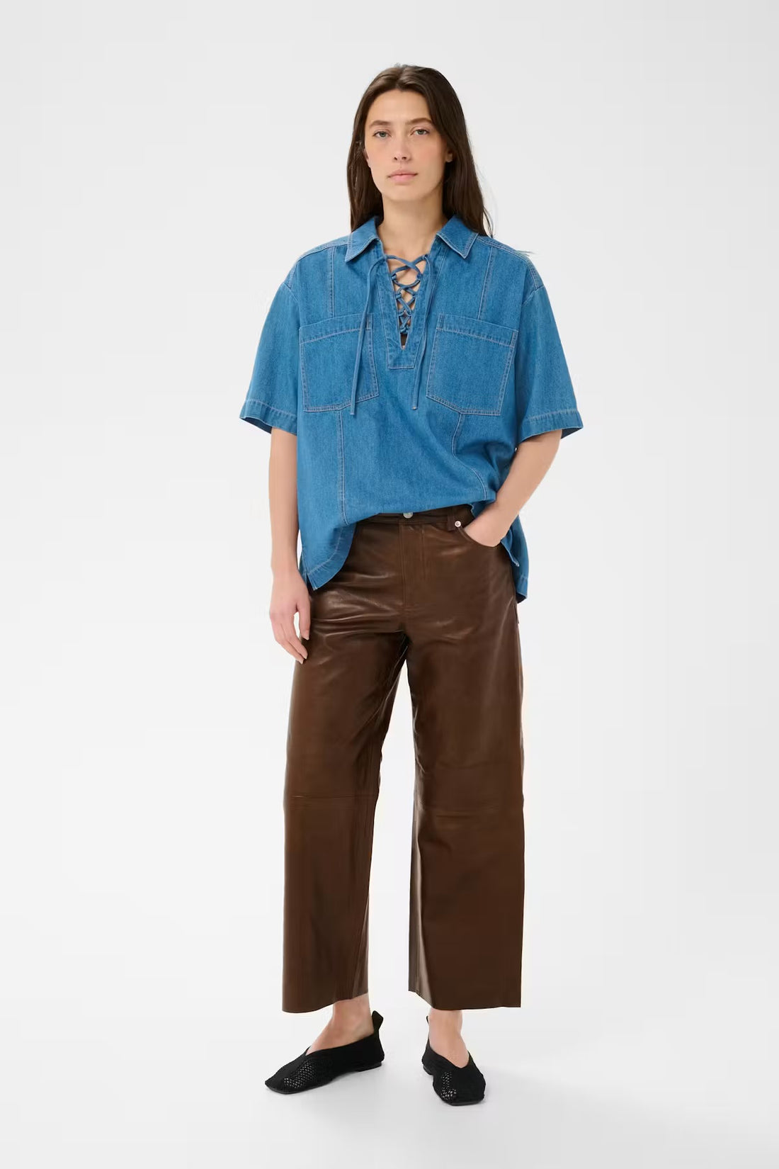 Part Two JadasPW Pants Leather Carafe