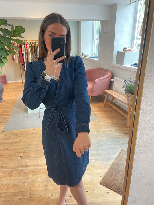 Inwear DafinaIW Wrap dress blue denim