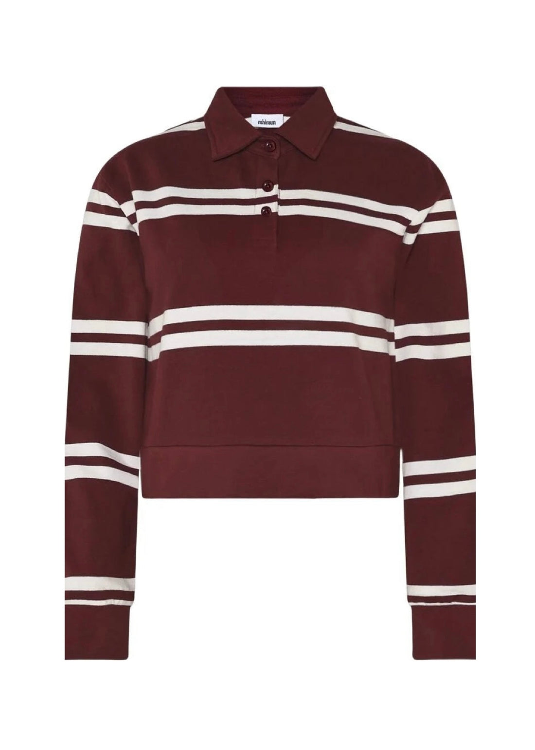 Minimum Bianca Polo GOTS Merlot