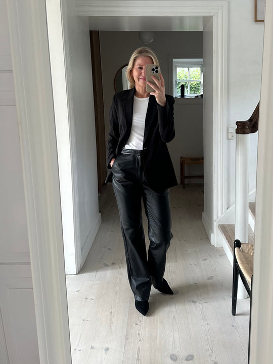 Part Two MarvellasPW Leather pants Black