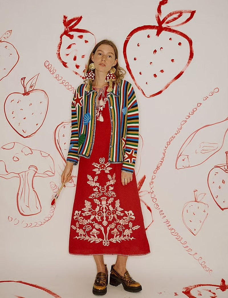 Helmstedt Ditte Dress Red Strawberry
