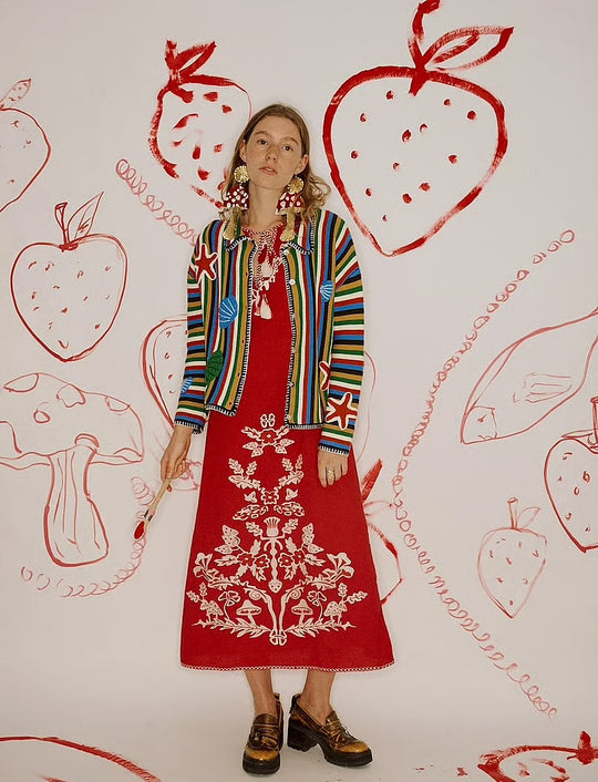 Helmstedt Ditte Dress Red Strawberry