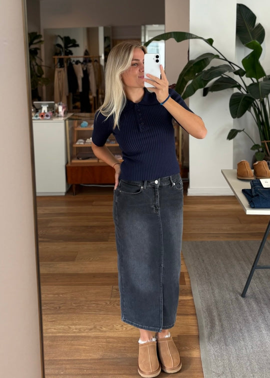 Part Two DilinPW Skirt Grey