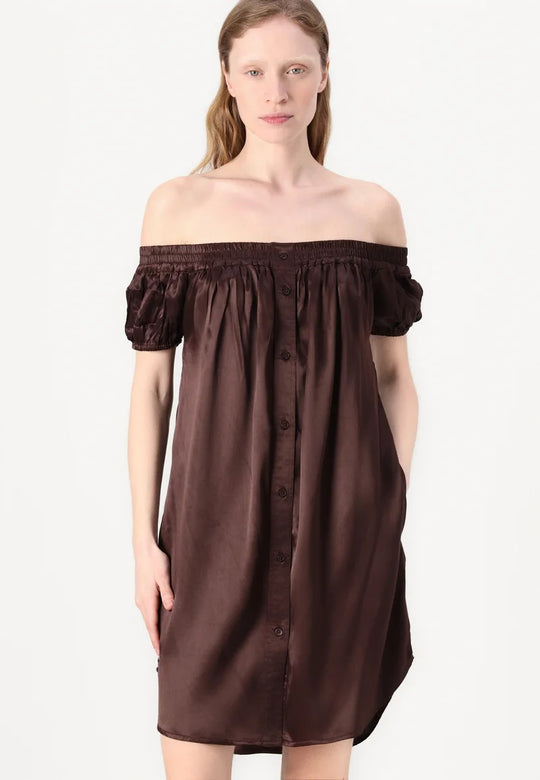 2NDDAY Christino Viscose Blend Dress Java