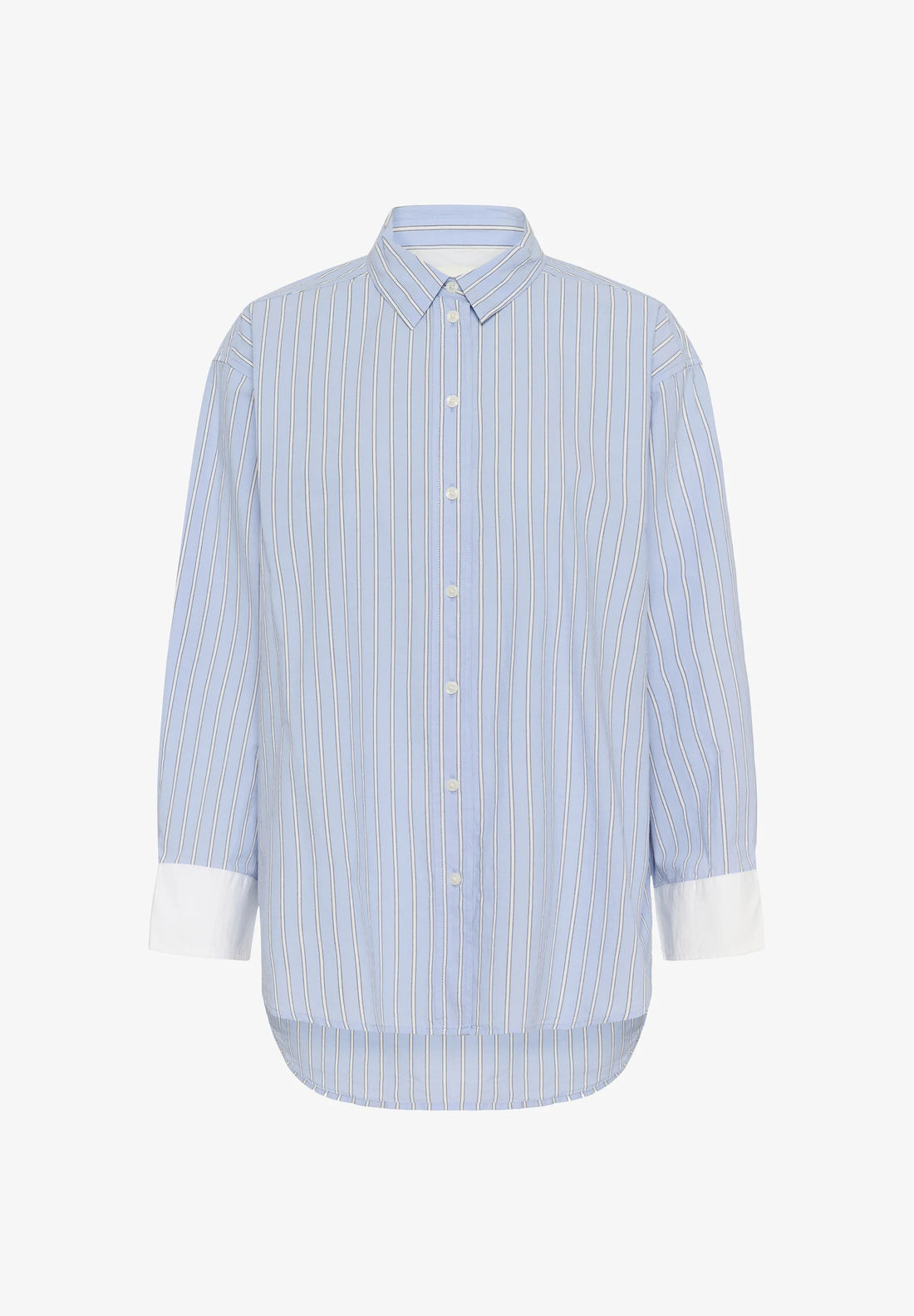 Part Two SavannaPW Woven Shirt Hydrangea Stripe