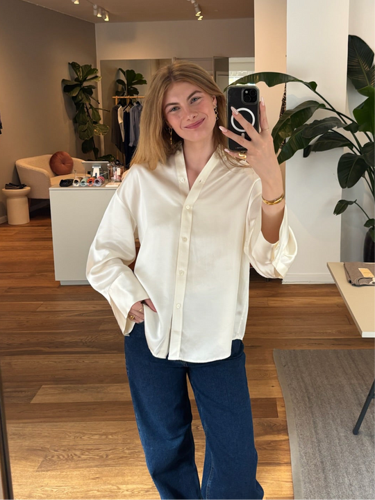 2NDDAY Clarose Silky Viscose Shirt Tofu