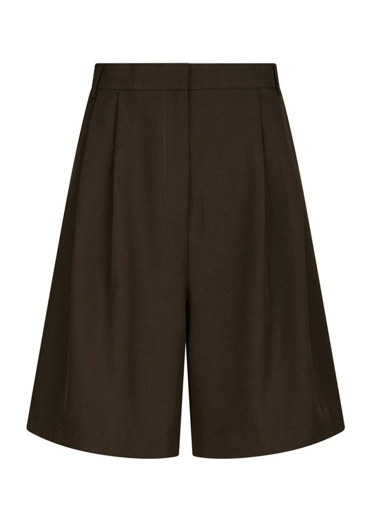 Pre-order uge 50. Neo Noir Nika Structure Shorts Dark Brown