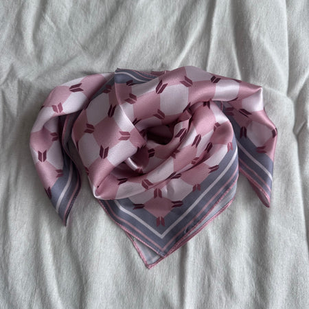 Plissé Copenhagen Steele scarf Rose