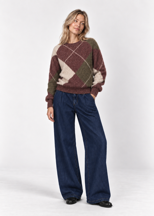Minus MSRevea Knit Pullover Maroon Red