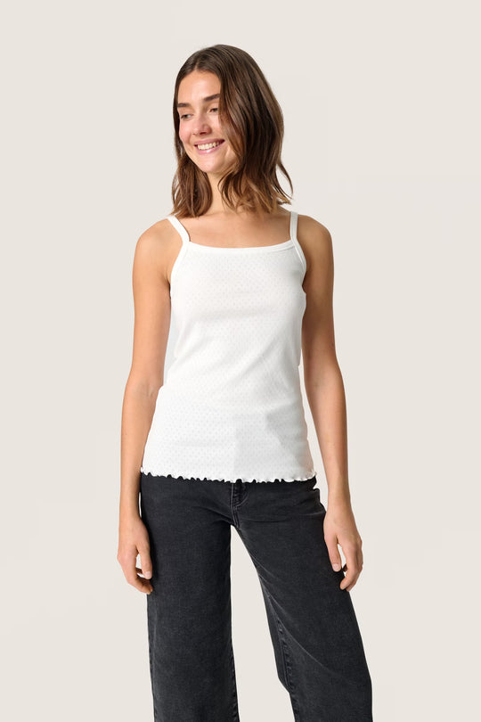 Soaked SLVenola Top Whisper White