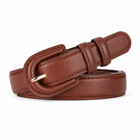 Plissé Copenhagen Simonas Bælte Dark Brown
