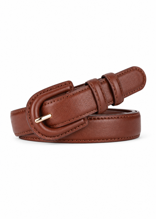 Plissé Copenhagen Simonas Bælte Dark Brown