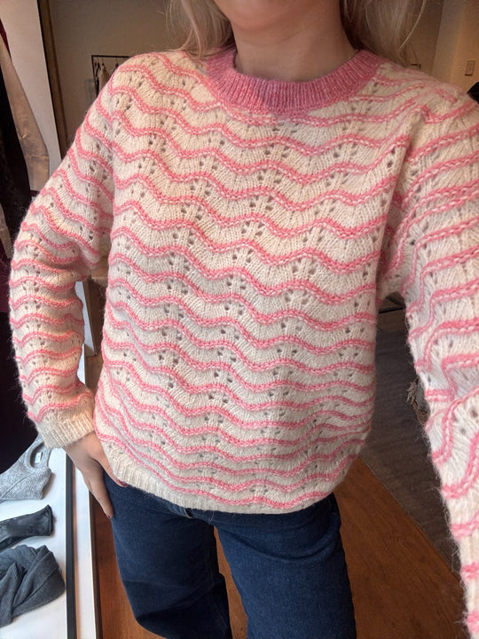 Lollys Laundry LanoLL Jumper Knit LS pink
