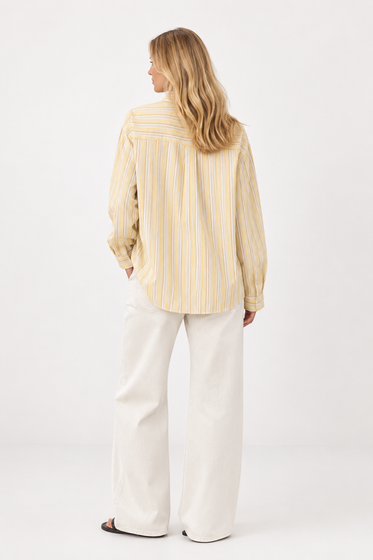Sofie Schnoor Mercysw Oversized Shirt Light yellow
