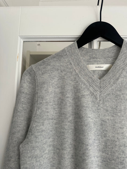 InWear SiljeIW V-Pullover Light Grey