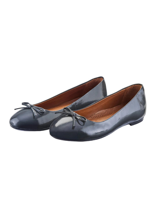 Atone Camelia Ballerina Charcoal Grey