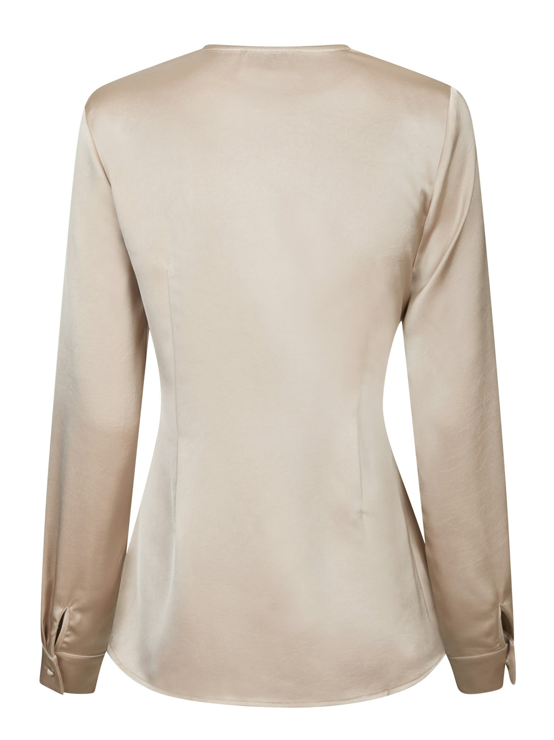 Neo Noir Petris Heavy Sateen Blouse Champagne