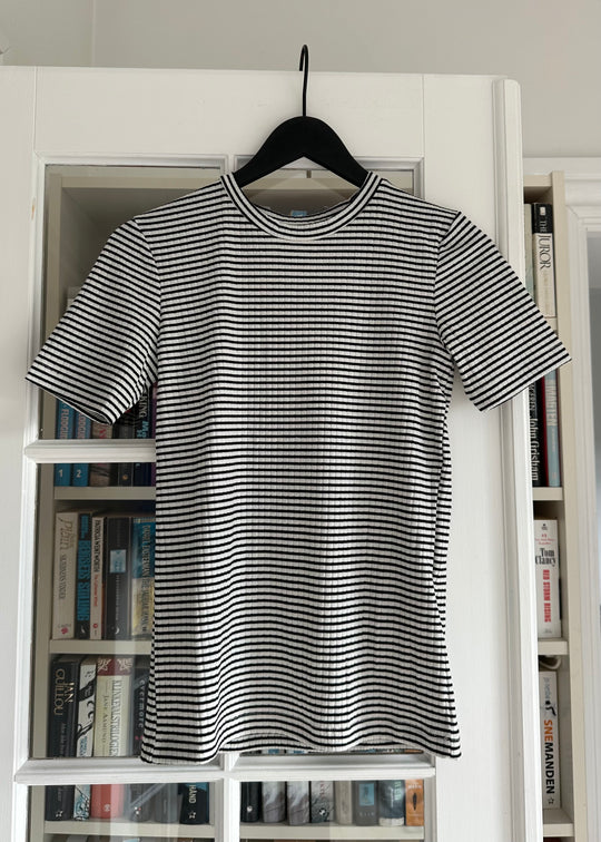 Soaked SLCalva Tee black white stripe