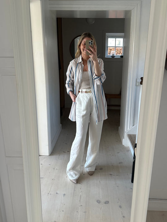 Basic Apparel Jima Long Shirt Multistriped