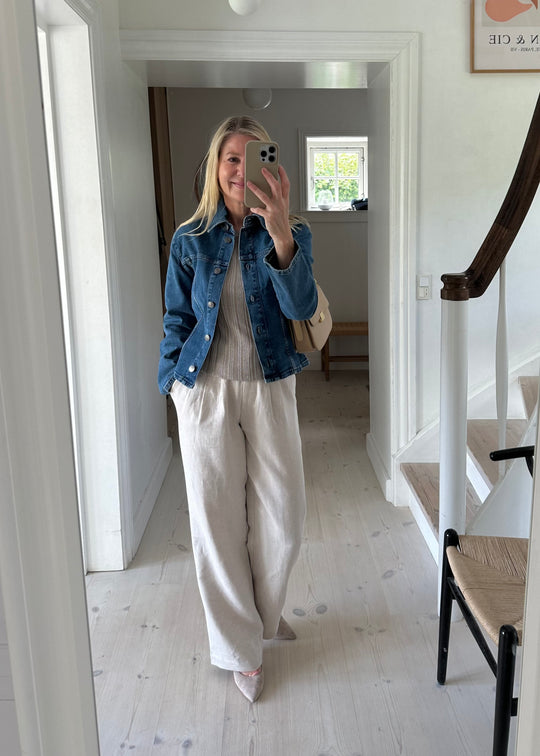 Modström IsoldeMD solid jacket Distressed Blue