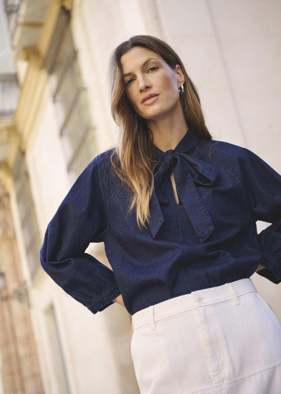 Part Two SassiPW Shirt Rinse Blue Denim