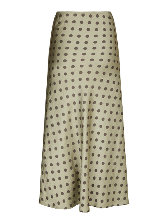 Neo Noir Lola Dotted Skirt Pistachio