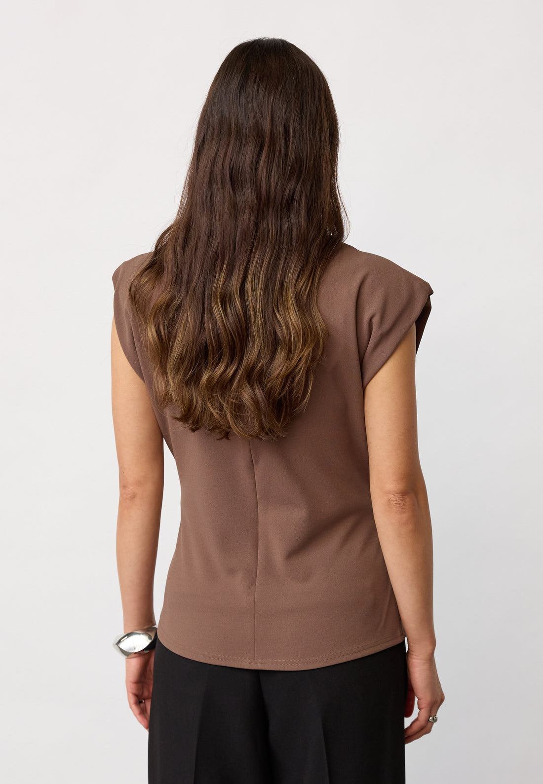Co’Couture 45182 Falconcc Pleat Top Walnut
