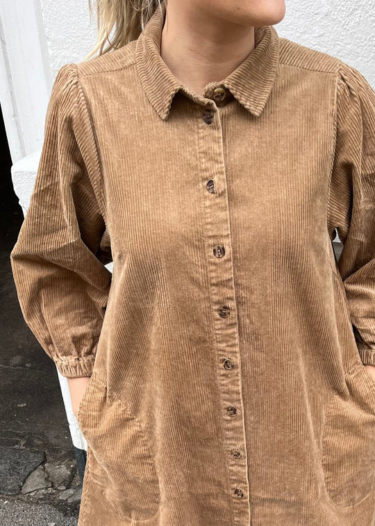 Part Two EleinaPW Dress Tigers Eye (lys brun)