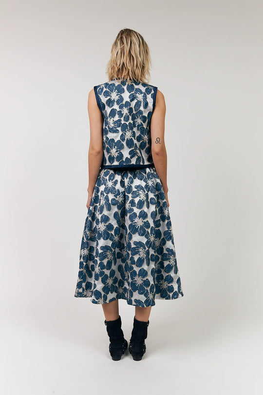 Lollys Laundry BristolLL Midi Skirt 20 blue