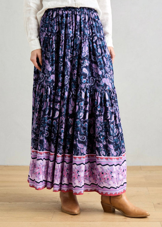 Lollys Laundry SunsetLL Maxi Skirt Flower Print OG
