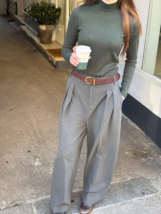 InWear NataliaIW Pants Antrecite Grey Melange