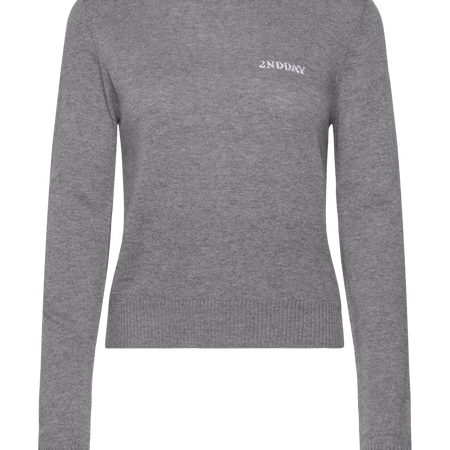 2NDDAY Lance TT Soft Wool Blend Pullover classic grey