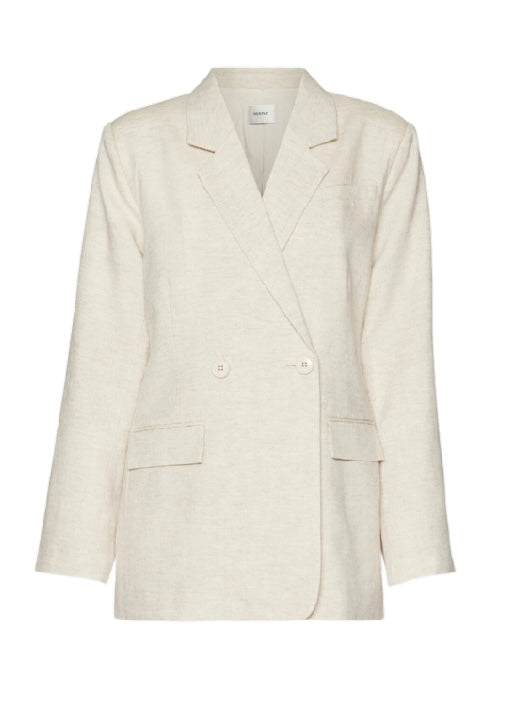 Gestuz LizaGZ Linen Blazer Tammy light sand