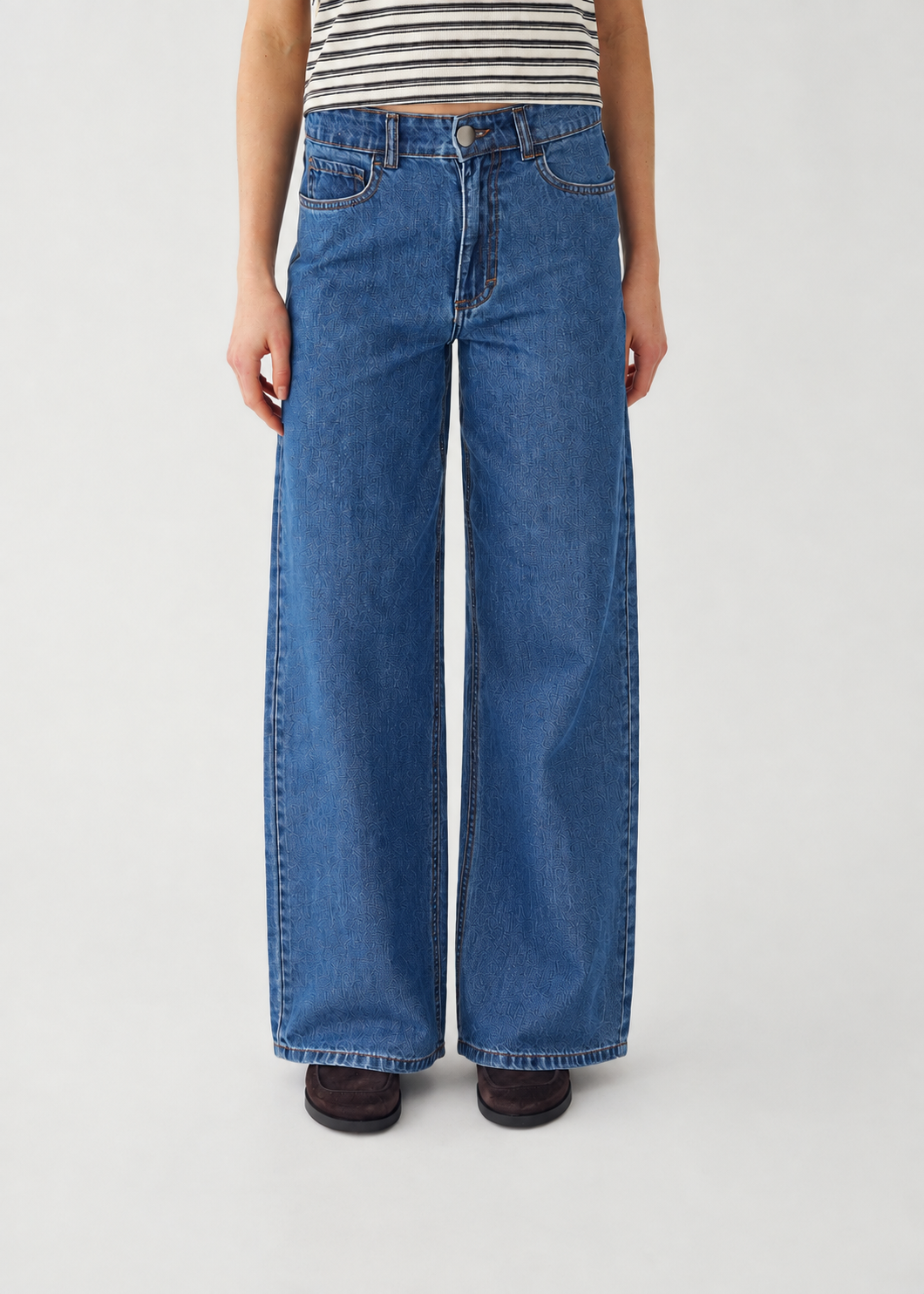 Noella N-Katy MW Jeans Blue Wash