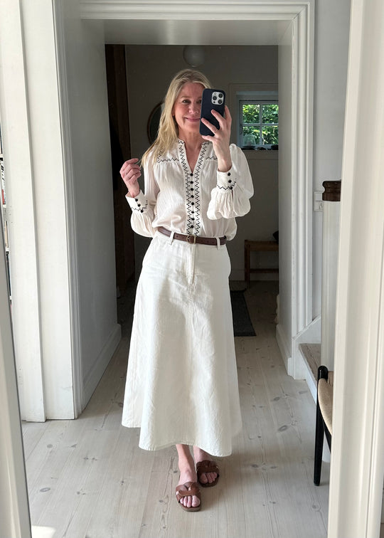 Co’Couture Notiscc Shirt Off White