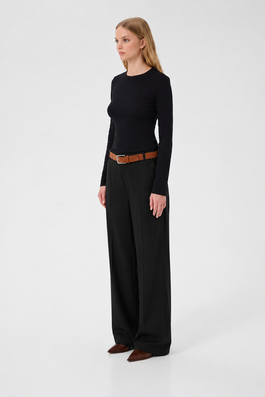 Gestuz GZpaula MW straight pants Noos Black