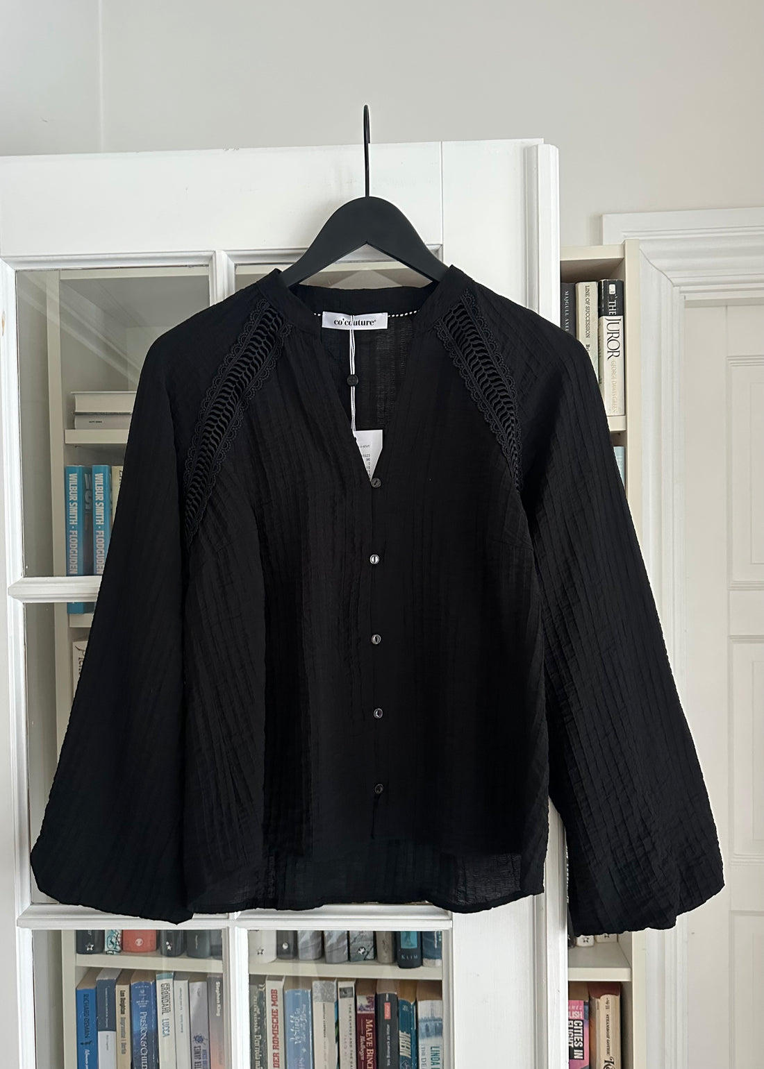 Co'Couture ShinaCC Lace v-shirt black