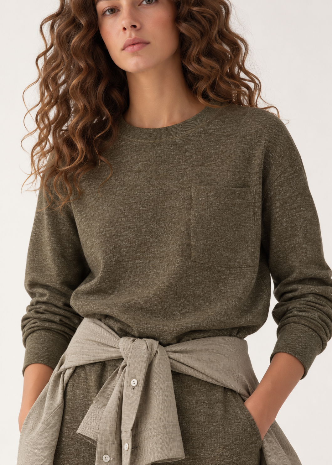 Serendipity Sweat Shirt Seaweed