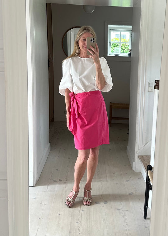 Minus MSJoa Short Sleeve Blouse Cloud Dancer