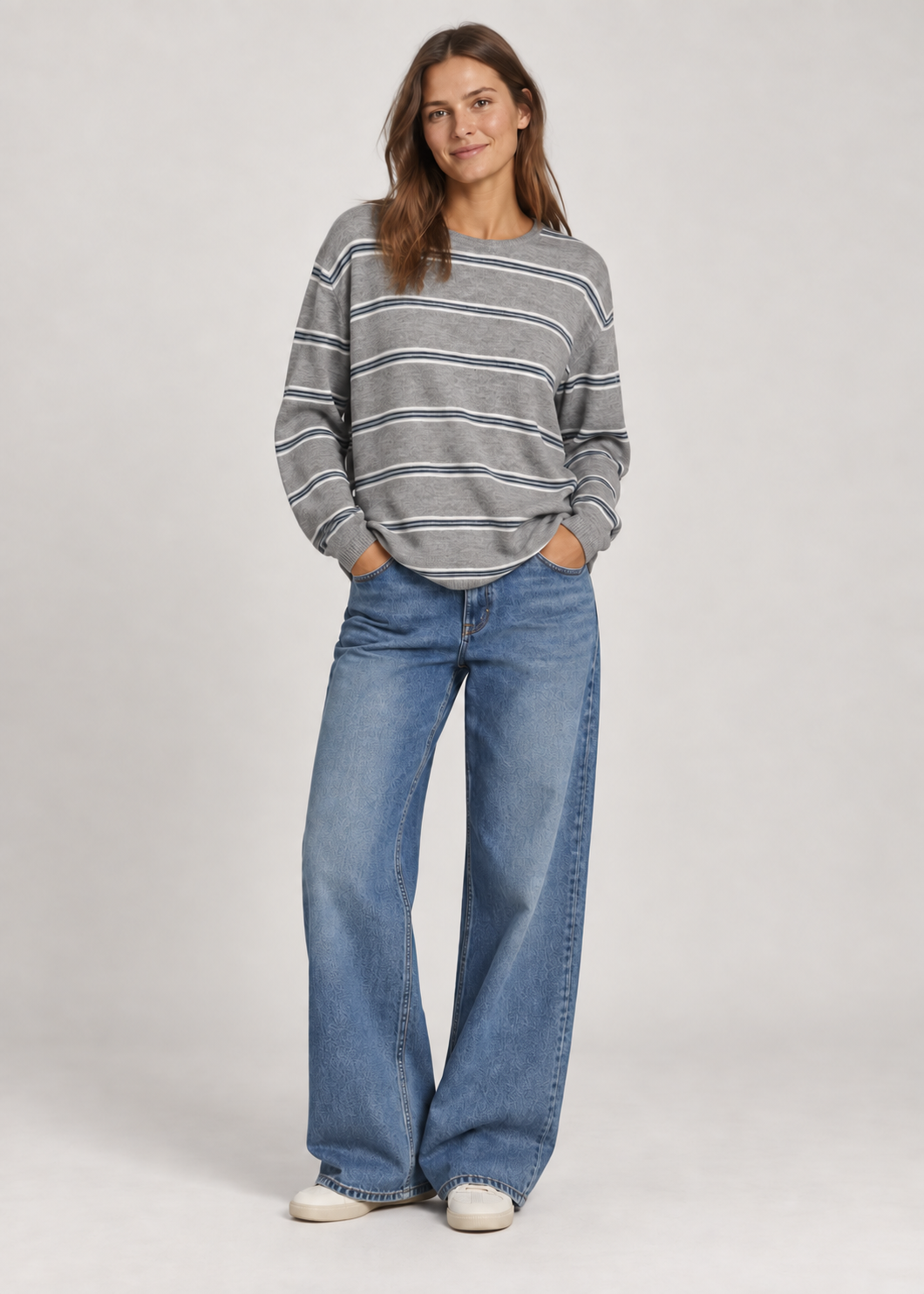 MbyM Gilir-M knit Grey Izia Stripe