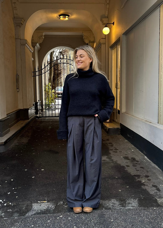 Minimum Gunli Pants Black Stripes