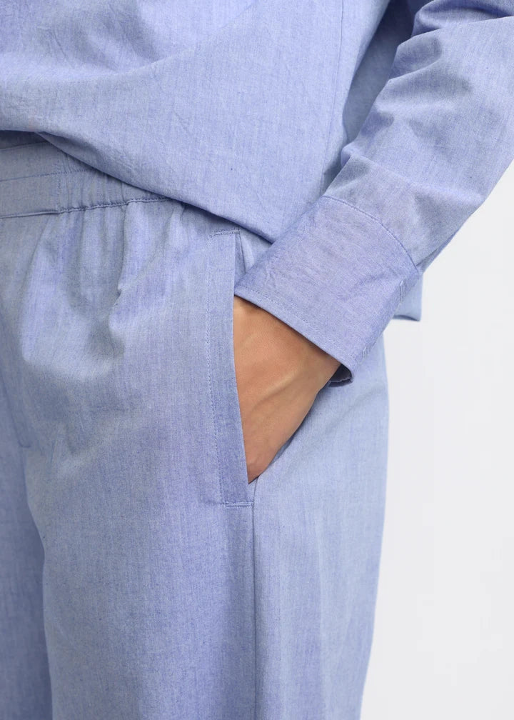 Esmé Studios ESAtlas Pants GOTS Blue Washed