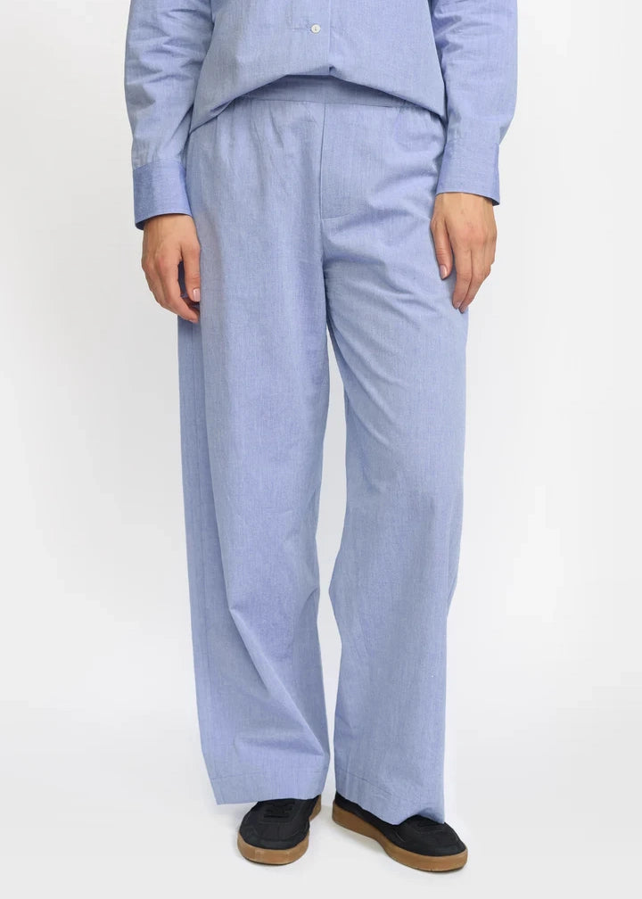 Esmé Studios ESAtlas Pants GOTS Blue Washed