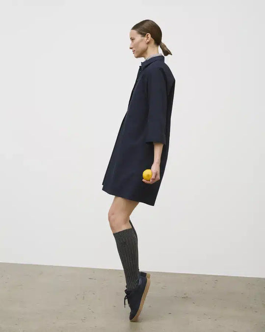 Esmé Studios ESCobana Short Shirt Dress Dark Sapphire