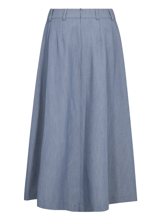 Co’Couture 44043 Ellycc Pleat Skirt Dusty Blue