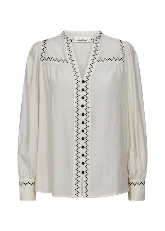 Co’Couture Notiscc Shirt Off White