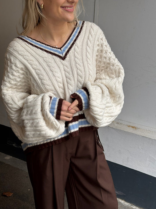 Gestuz GZtaiba pullover Egret